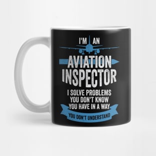 Aircraft Aviation Inspector Gift Mug